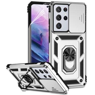 Imagem de Capa de celular M MAIKEZI Galaxy S21 Ultra 6.8" Military Drop