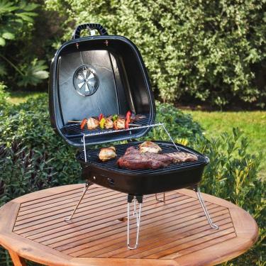 Imagem de Churrasqueira a Carvão Portátil 42x34x44,5 Cm Mr. Beef