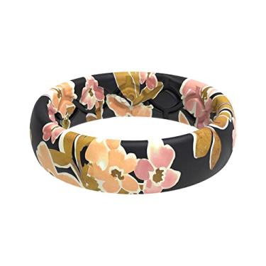 Imagem de Groove Life Aspire Ring – Anéis de casamento de silicone respirável para mulheres, cobertura vitalícia, design exclusivo, anel de ajuste confortável, 9, Silicone, Sem pedra preciosa