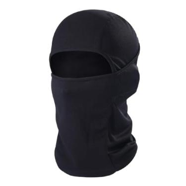 Imagem de Balaclava Moto, Máscara Facial Balaclava Respirável Proteção Uv50+ Camuflagem Ninja(Preto)