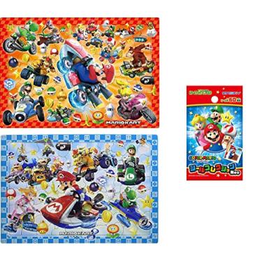 Imagem de Otaku Apollo 85 Piece Picture Puzzle Mario Kart 8 26-625 ＆ 75 Piece Kids Puzzle Step 3 Super Mario Kart with a Post Card and Thank You Sticker