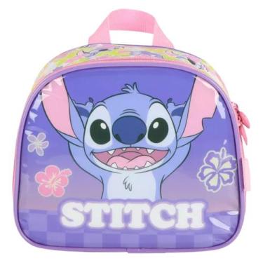 Imagem de Lancheira Térmica Escolar Infantil Disney Stitch Florido - Luxcel, Vio