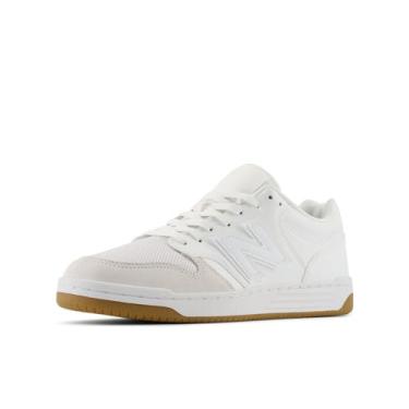 Imagem de New Balance Tênis masculino 480 V1, Branco/reflexo, 36