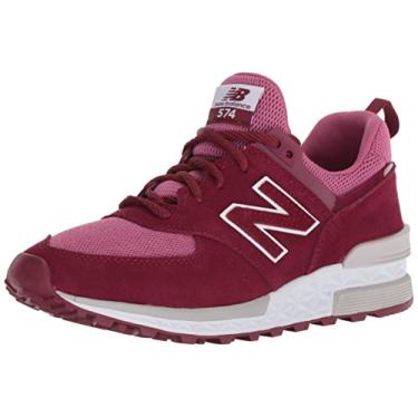 Imagem de New Balance Tênis feminino Fresh Foam 574 Sport V1, Vórtex/Dragon Fruit, 6.5