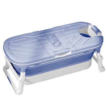 Imagem de Banheira Para Adulto Dobrável Gigante Azul