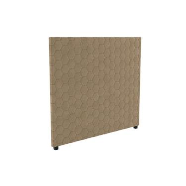 Imagem de Cabeceira Cama Box Estofada Casal Cab013 Suede Bege - Kappesberg