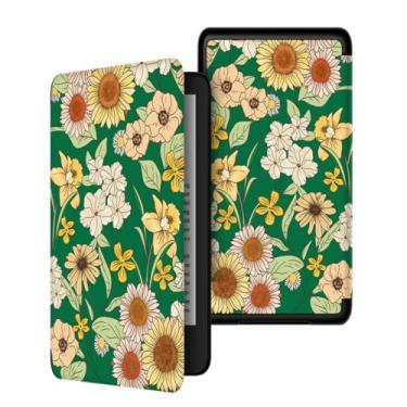 Imagem de Akacy Capa com padrão pintado para Kindle paperwhite de 15.2 cm 11 Geração (2022/2024, Modelos C2V2L3 e RS23CV). Capa traseira de borracha TPU de silicone flexível e fina, cantos reforçados (17)