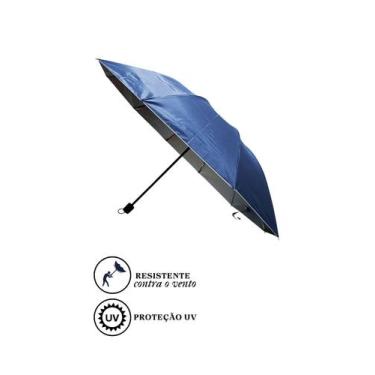Imagem de Guarda Chuva Proteção Solar Facinato T3102B ul Marinho - Voyagem