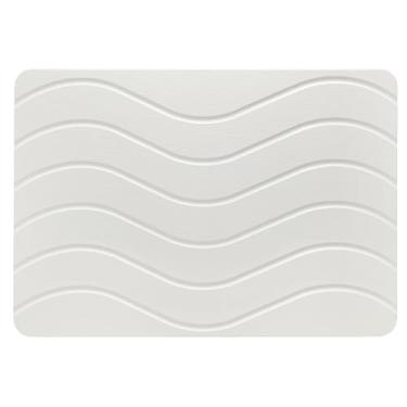 Imagem de ZumenDa Tapete de banho de pedra absorvente, tapetes de chuveiro de terra de diatomáceas, tapete antiderrapante de pedra de diatomita absorvente de água para piso de banheiro, secagem rápida fácil de