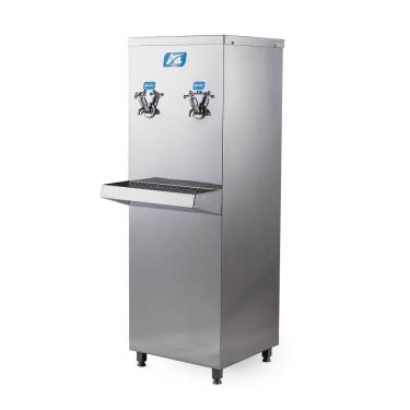 Imagem de Bebedouro Industrial Coluna 10L A4 Inox 2 Geladas 220V