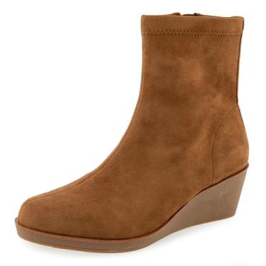 Imagem de Aerosoles Binnie feminina, Couro sintético com estiramento caramelo, 9.5 Wide