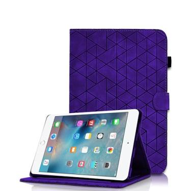 Imagem de Capa para iPad Mini 5 2019/Mini 4 2015 (5ª/4ª geração 7,9 polegadas), capa fólio de couro PU com visualização em vários ângulos com fecho magnético para iPad Mini 3/2/1, capa para tablet inteligente