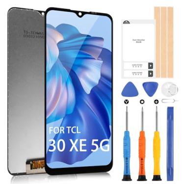 Imagem de Kits de tela LCD TCL 30 XE 5G, substituição de tela para TCL 30 XE 5G T767W 16.6 cm Touch Screen Digitalizador Kits completos com ferramentas de reparo (não para 30 SE)