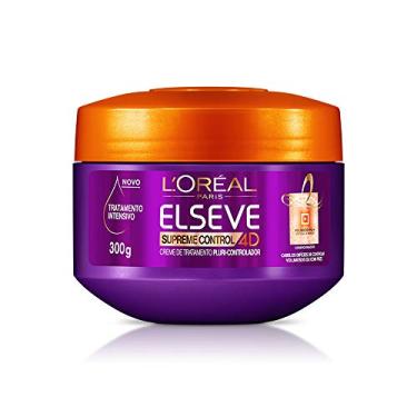 Imagem de Creme de Tratamento Supreme Control 4D Elseve L'Oréal Paris 300 g, L'Oréal Paris, Branco, 300g