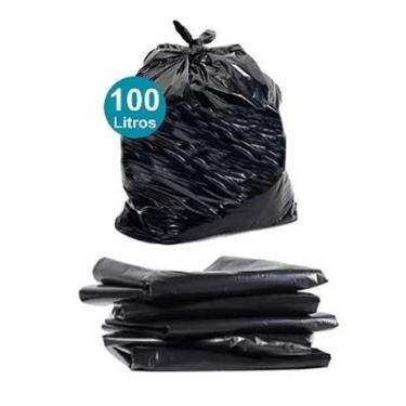 Imagem de Saco De Lixo 100L Comercial Reforçada 100 Unidade