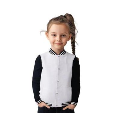 Imagem de Jaqueta Moletom Infantil Unissex Lisa com Bolsos-Unissex