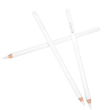 Imagem de Generic Caneta de Destaque de Desenho Profissional de Lápis de Carvão Branco, Materiais de Arte Fáceis de Usar para Confecção de Padrões de Roupas, Conjunto de Lápis de Madeira de 3 Unidades para