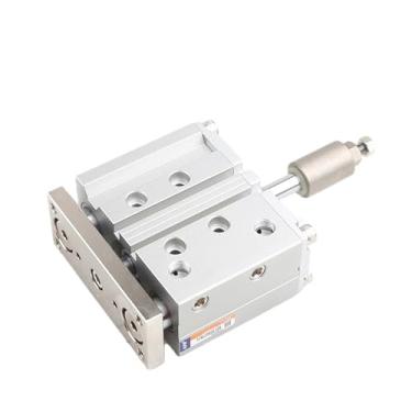 Imagem de UHFILYQBA Haste de guia dupla, cilindro de traço ajustável de três eixos TCMJ12X10-10S TCMJ16X20-20S TCMJ20X30-10S TCMJ25X50-25S TCMJ32(TCMJ50)