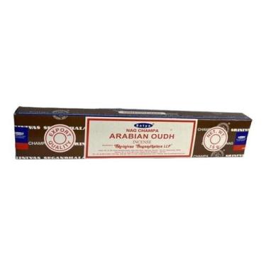 Imagem de Incenso Arabian Oudh Madeira Satya Massala Caixa Com 12 - Lua Mística 