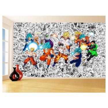 Imagem de Papel De Parede Dragon Ball Goku Vegeta Anime 3,5M Dbz140 - Você Decor