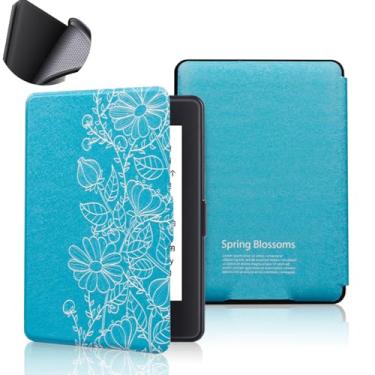 Imagem de Yzlvigrous Capa para Kindle Paperwhite 12th/Colorsoft Signature Edition 1ª Geração 2024, Tampa Traseira de TPU Macio de 7 Polegadas com Sono/acordamento Automático, Modelo: SA568B/SA59CP/SA569P