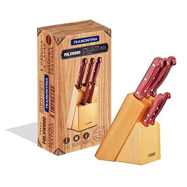 Imagem de JOGO FACAS INOX 6PC POLYWOOD VER