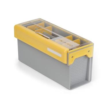 Imagem de Plano Armazenamento de equipamentos Edge Master Spinnerbait | Organização de equipamentos premium com prevenção de ferrugem, transparente/amarelo