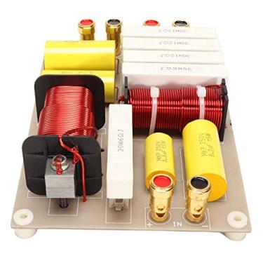 Imagem de KIMISS Crossover de 2 Vias para Alto-falantes HiFi - Divisor de Frequência Profissional de 800 W para Uso Em Palco, Proteção contra Agudos e Ampla Compatibilidade
