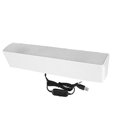 Imagem de GOWENIC Leitor de Música Portátil Com Fio USB Estéreo Soundbar para PC Com Entrada de 3,5 Mm, Caixa de Som Surround de Graves DSP para Celulares (#01)