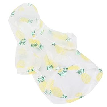 Imagem de ASHATA Roupas de Proteção Solar para Animais de Estimação Estilo Verão Com Estampa de Frutas Camisa de Poliéster Com Bloqueio Solar para Cães e Gatos Atividades Internas e Externas, Material Macio e