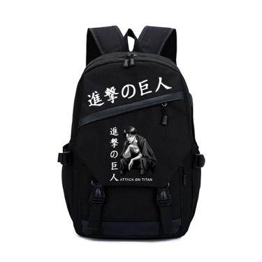 Imagem de Mochila Attacks on Titans Levis Ackermans Cartoon Kids