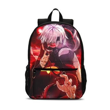 Imagem de Mochila Tokyo Ghoul Kaneki`s Ken Cartoon Kids School Nylon