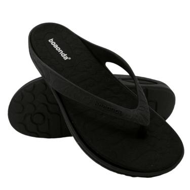 Imagem de Chinelo De Dedo Feminino Boa Onda Lily Casual Confortável Macio 1319 100-Feminino