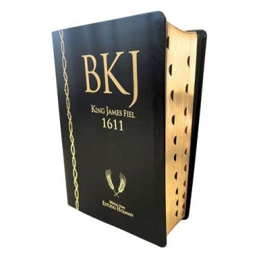Imagem de Bíblia Sagrada BKJ 1611 King James Grande Fiel com Estudo Holman ACF Í