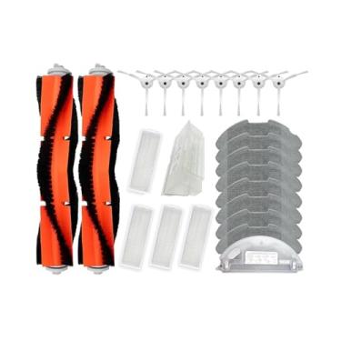 Imagem de Compatible With Xiaomi Robot Vacuum-Mop 2 Pro/Lite MJST1SHW MJSTL Hepa Filter Mop Cloth Main Side Brush Mijia Vacuum Cleaner Accessories(Grey)