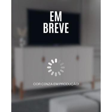 Imagem de Aparador Buffet Café Rack Talita 4 portas pés em madeira Cores - Compr