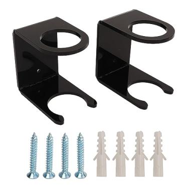 Imagem de LiebeWH Suporte de Parede Acrílico Resistente e Durável para Taco de Beisebol, Uso Multifuncional Versátil para Coleção de Escritórios Em Casa (Preto)