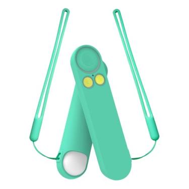 Imagem de Silicone Shockproof & Anti-Slip Remote Case Cover for Nex Playground Game System - Protective Sleeve with Lanyard Included（LightGreen）