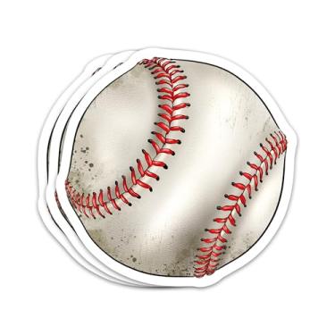 Imagem de Adesivo de beisebol esportivo 3 peças adesivo de jogador de beisebol esportivo time de apoio dia do jogo fãs adesivos de vinil à prova d'água para laptop, garrafa de água, diário, capacete, decalques