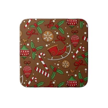 Imagem de Ladrilho Decorativo de Cerâmica Padrão de Natal Vintage