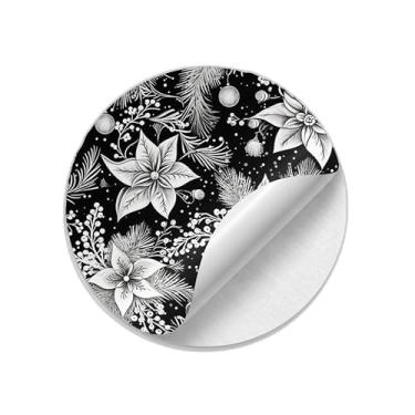 Imagem de Ladrilho Decorativo de Cerâmica Estampa Natal Poinsettias