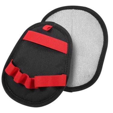 Imagem de KHZSPP 2 peças de luvas mágicas para remoção de pelos de animais de estimação, luvas eletrostáticas reutilizáveis, lavável na máquina, luva dupla face para cuidados com animais de estimação para