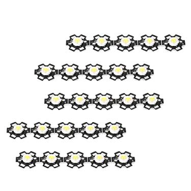 Imagem de GLOGLOW 25PCS 3W LED Light Bead, Alto Brilho, Baixo Consumo de Energia, Longa Vida útil, Com Substrato de Alumínio, para Iluminação de Tráfego, (30.000-35.000K)
