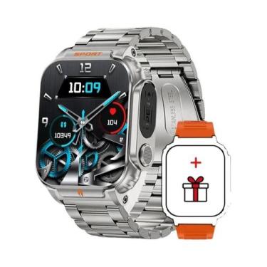 Imagem de Relógio Inteligente Grande Com Tela HD De 1.95" Para Homens, Bateria D