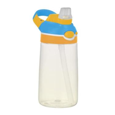 Imagem de Garrafa de água infantil Magnolia Cream Gradient Ombre 473 ml Tritan à prova de vazamento com tampa de canudo copo infantil portátil de 473 ml, reutilizável, alça de transporte