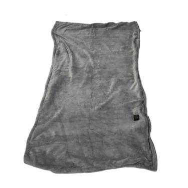 Imagem de ZJchao Cobertor de Aquecimento Elétrico USB, Xale Quente Macio e Confortável para Uso Externo Em Escritórios Domésticos Com Material Adequado para a Pele e Calor Rápido e Uniforme (Cinza escuro)