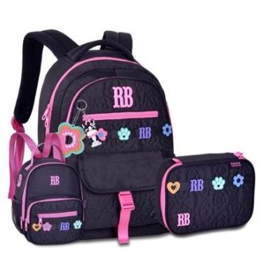 Imagem de Mochila Lancheira e Estojo Rebecca Bonbon Kit Moderno Feminino-Feminino