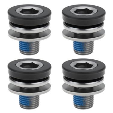 Imagem de OTOTEC 4 peças M10x14 parafusos de braço de manivela de bicicleta compatíveis com Ebike BNI (Mini-ISIS) compatíveis com Bosch Gen.3