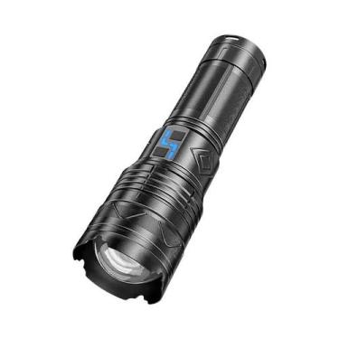 Imagem de Lanterna Tática LED Potente De 100W, Longo Alcance, Recarregável via U