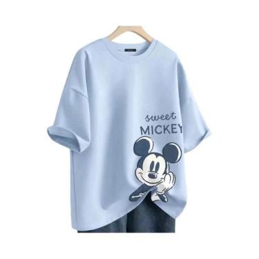 Imagem de Camisetas De Algodão Para Bebês Meninas E Meninos Com Estampa Do Micke